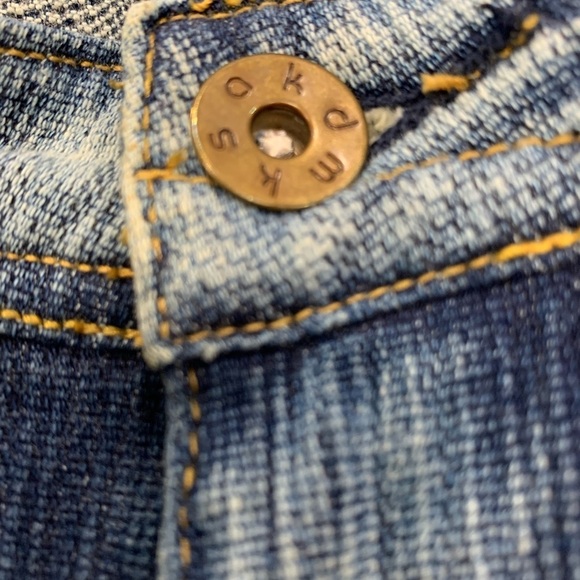 Akdmks Jeans Women’s Blue Denim Bootcut Low  Rise Size 26 - Picture 6 of 9